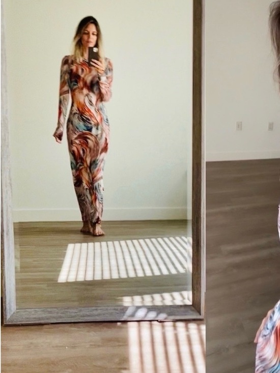 Sammy B. Dresses & Skirts - Beautiful semi-sheer mesh maxi dress